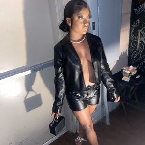 Leather Fashion Nova Jacket